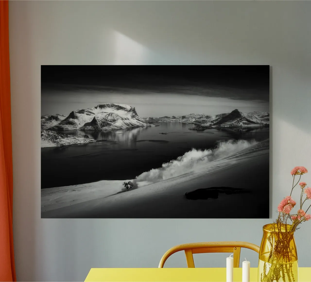 Freeride Ski 58 acrylic glass by Retro's Legend