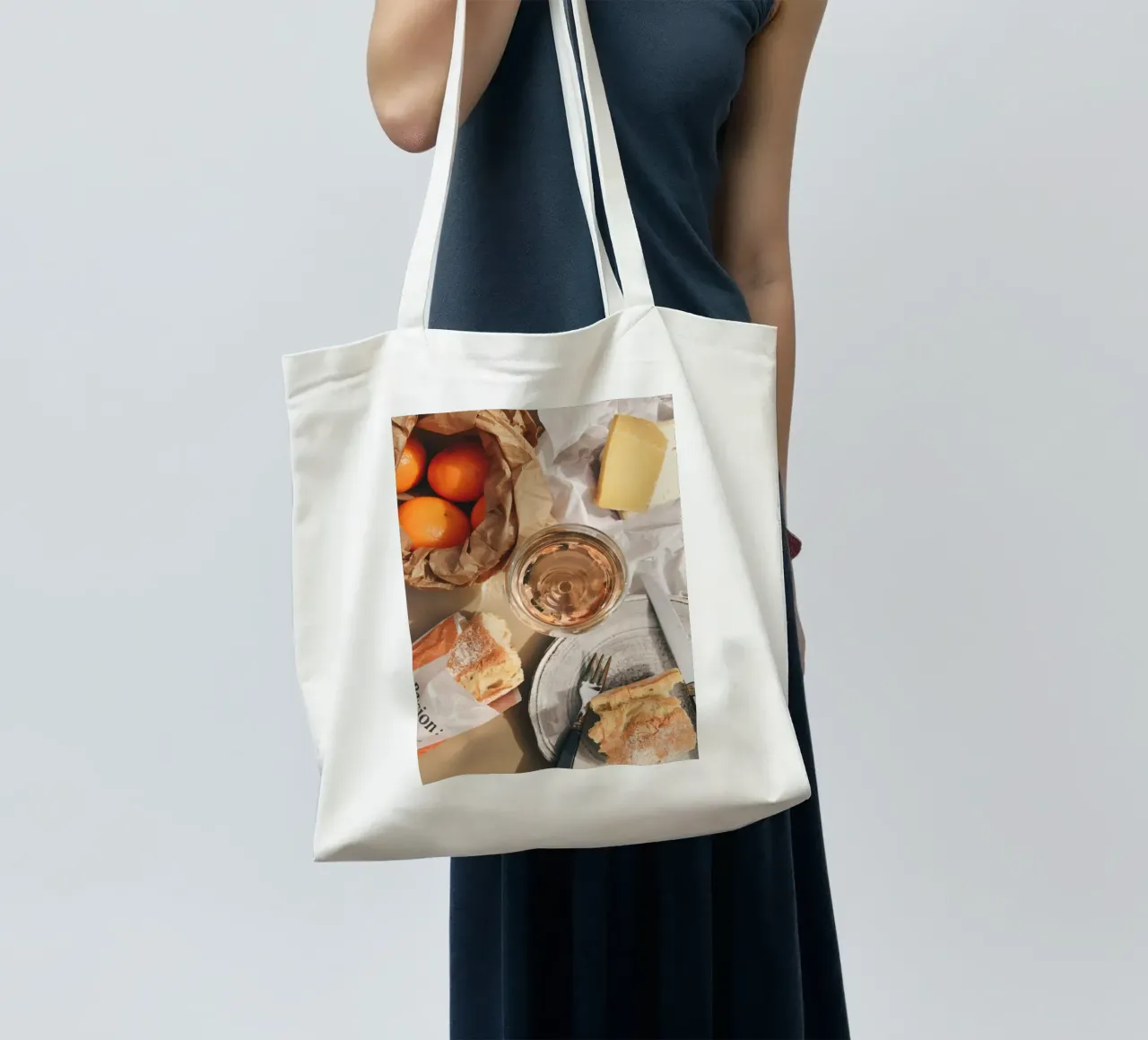 baguette & vine borsa in juta da friedalovesemil