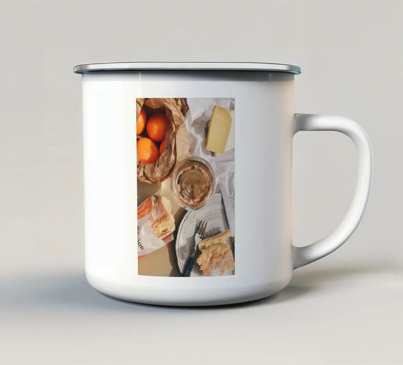 baguette & vine tazza in smalto da friedalovesemil