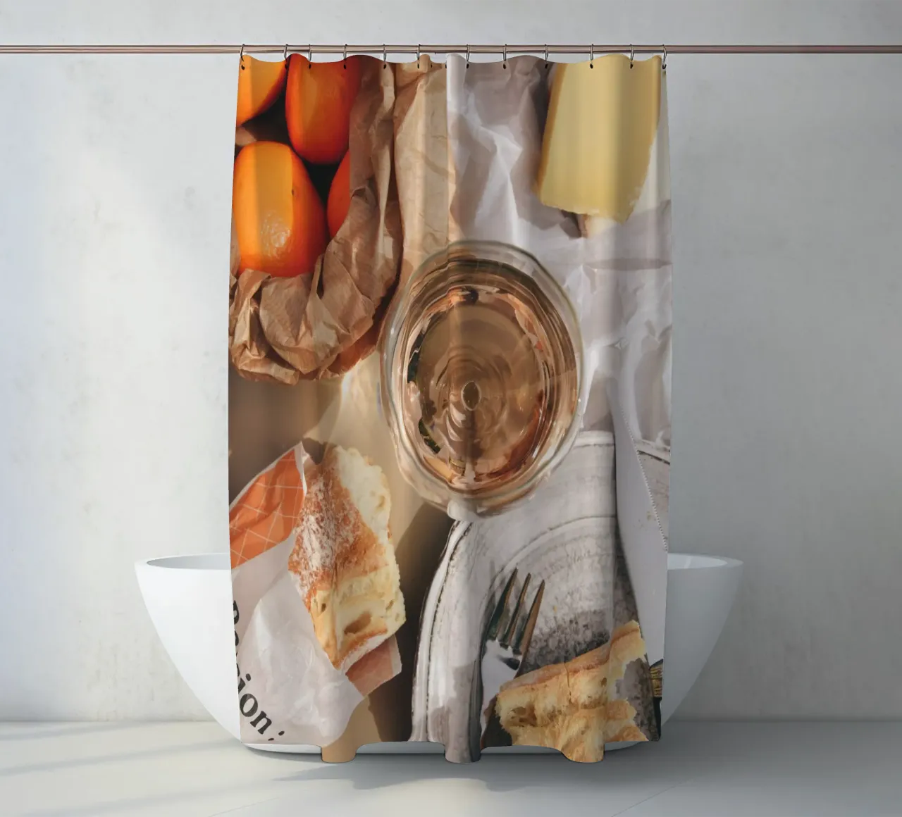 baguette & vine tenda da doccia da friedalovesemil