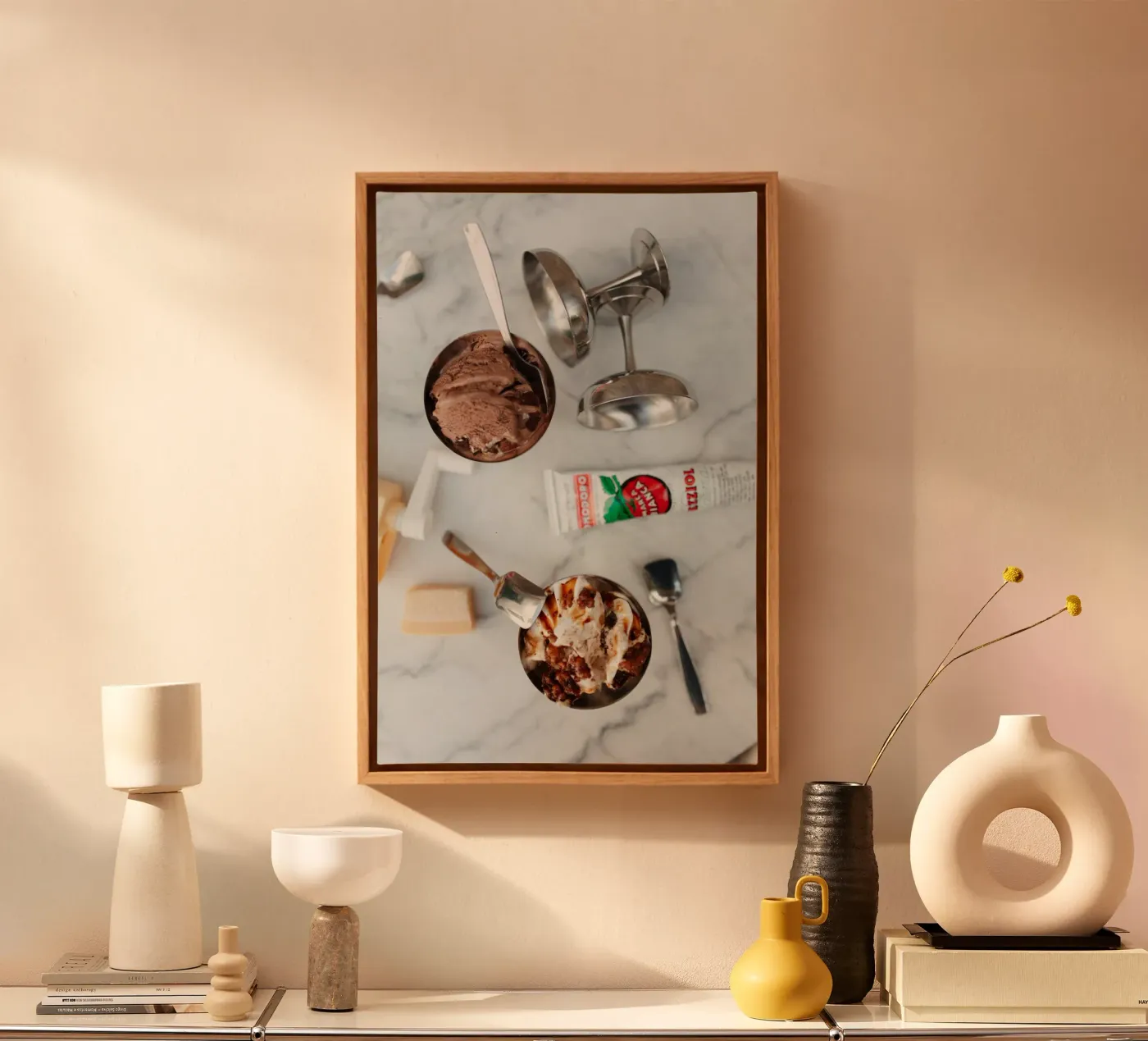 chaotic table canvas by friedalovesemil