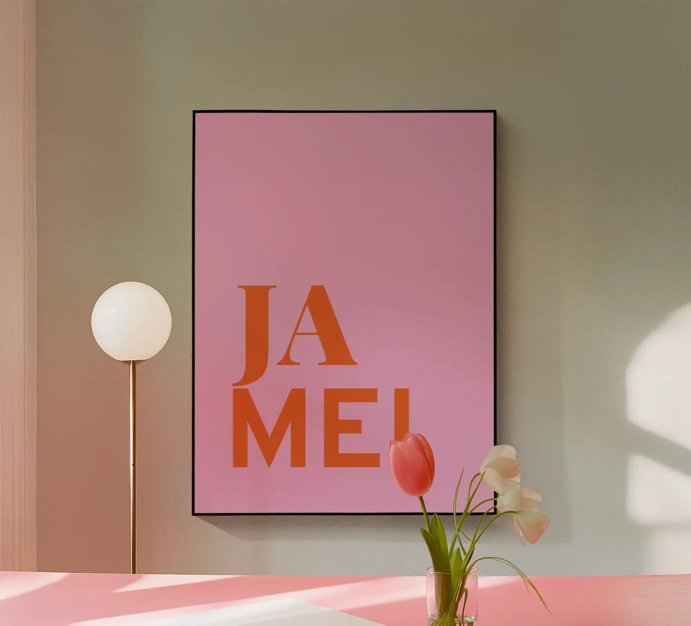 Ja Mei acrylic glass by Made in Bavaria