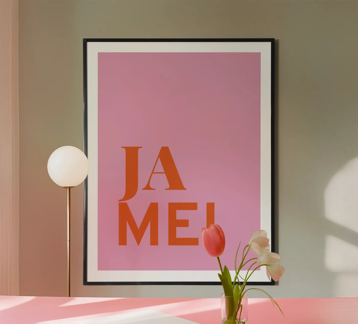 Ja Mei poster van Made in Bavaria