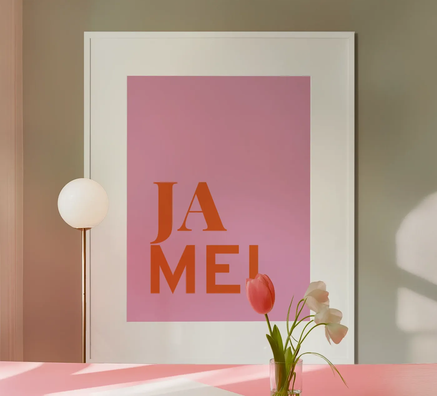 Ja Mei poster van Made in Bavaria