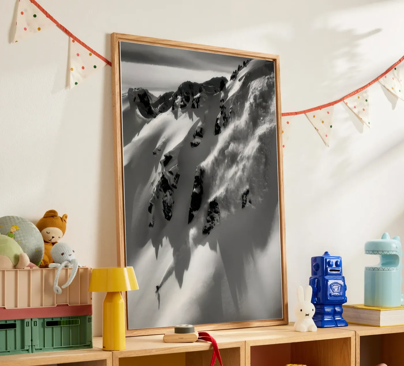 Freeride Ski 95 Acryl-Glas von Retro's Legend
