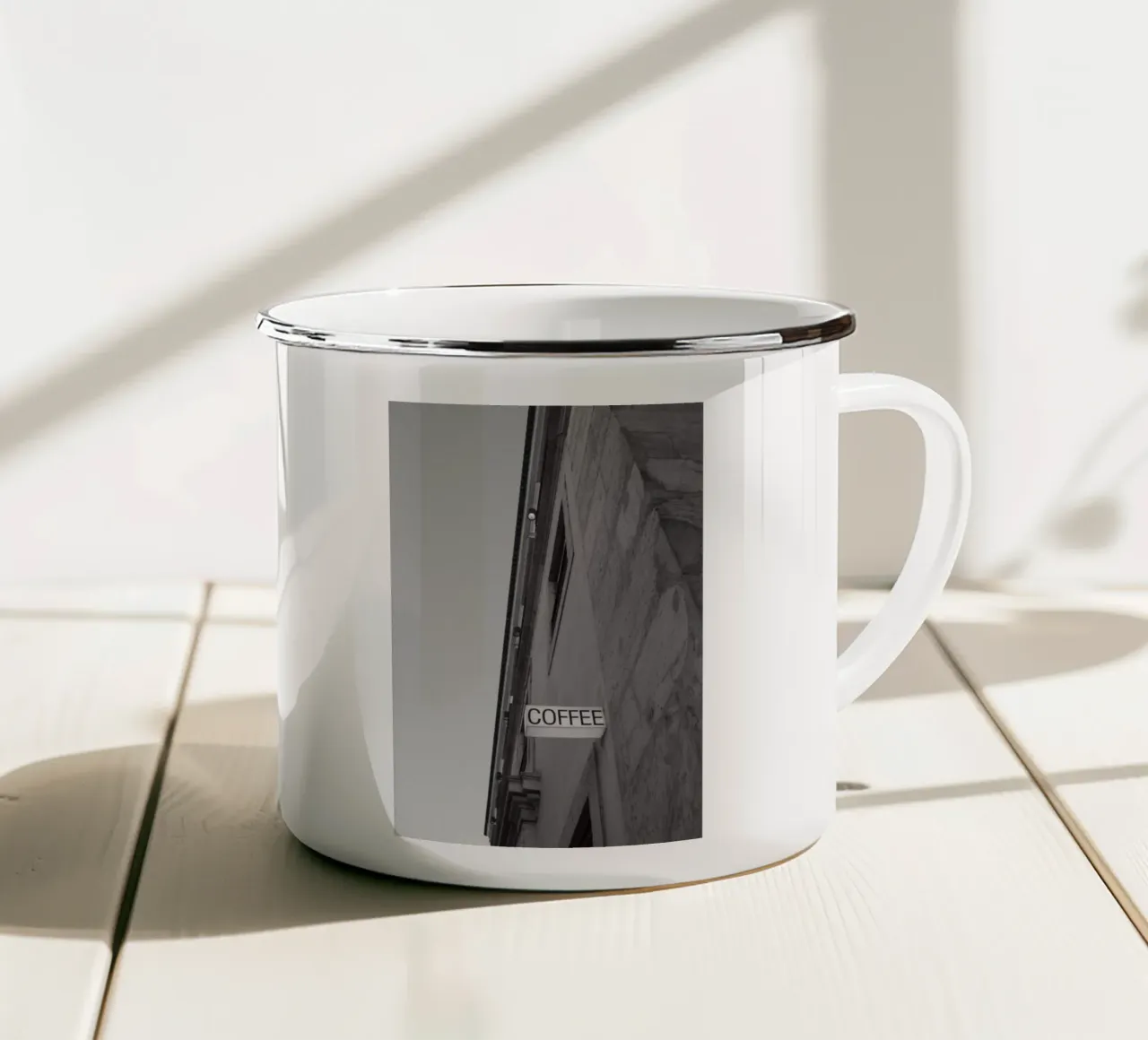 black & white coffee spot tazza in smalto da friedalovesemil