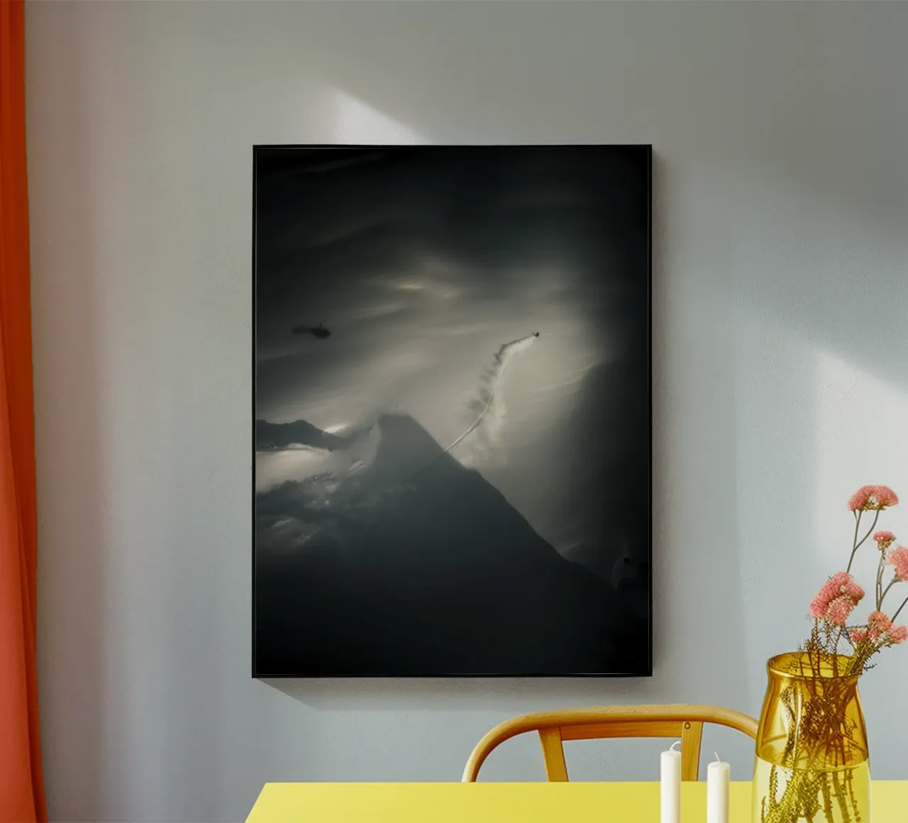 FREERIDE SKIING 22 acrylic glass by Retro's Legend