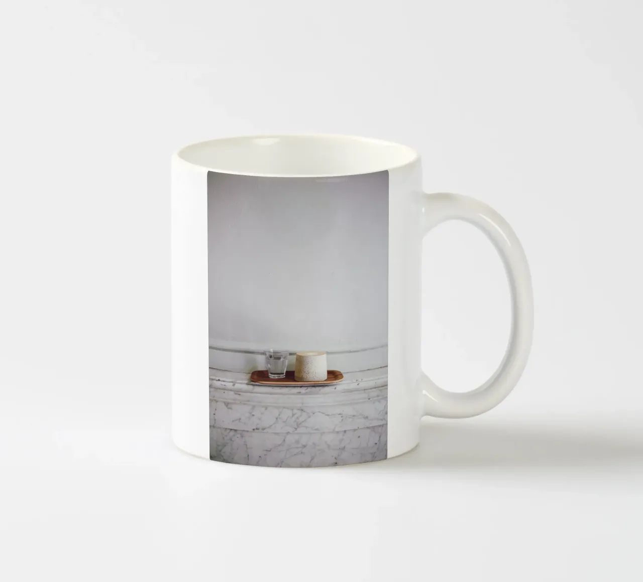 water & coffee ceramic mug by friedalovesemil