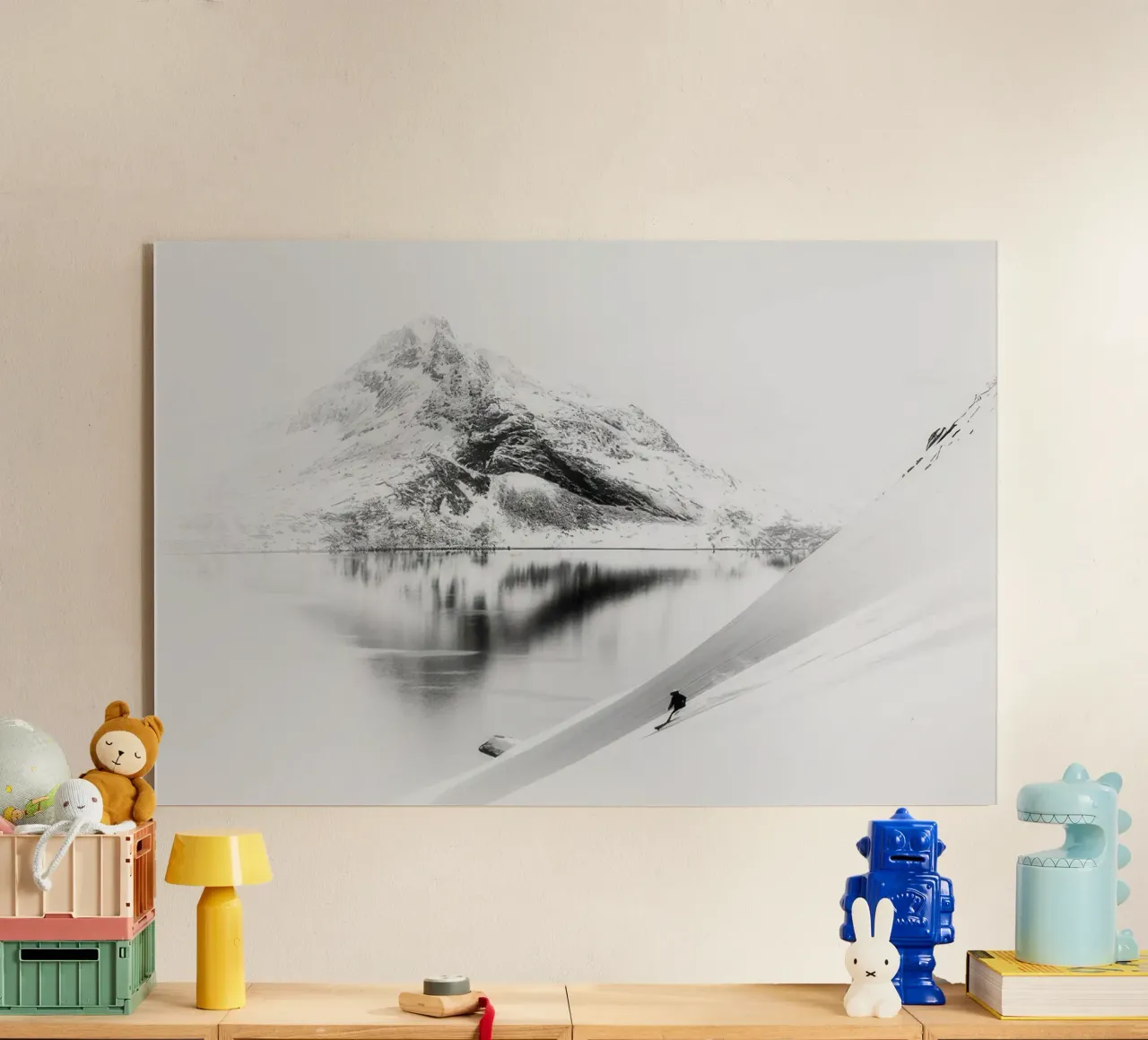 FREERIDE SKIING 91 acrylic glass by Retro's Legend