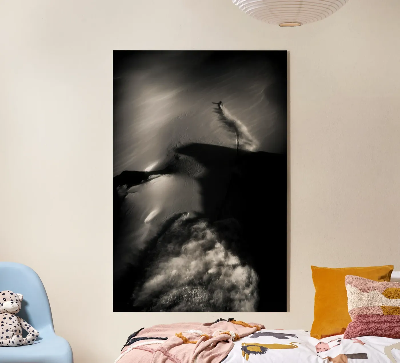 FREERIDE SKIING 97 acryl van Retro's Legend