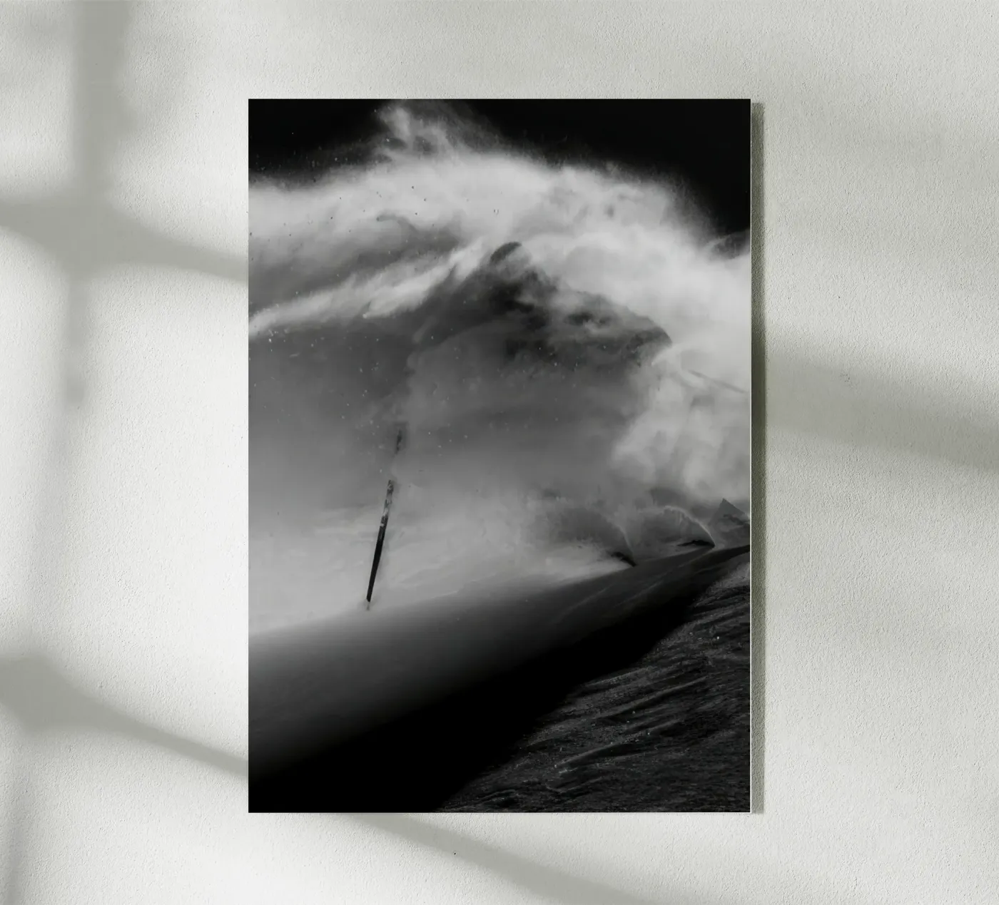 SKI FREERIDE 18 acryl van Retro's Legend