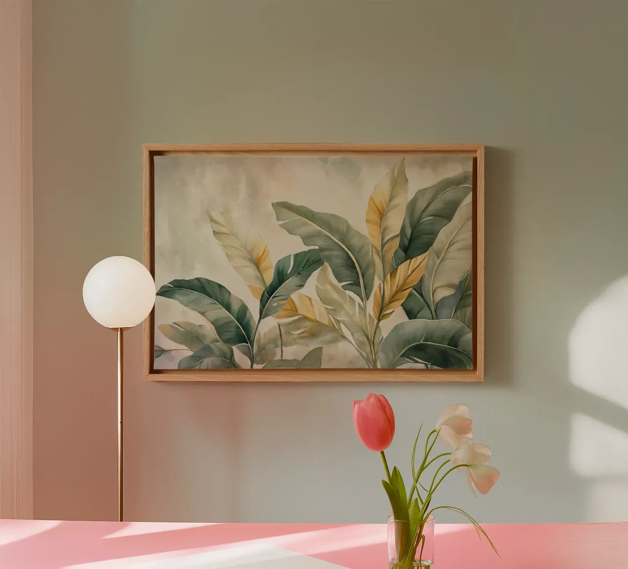 Vibrazioni da giungla tropicale tela con Cornice a cassetta da Andrea Haase Vintage World