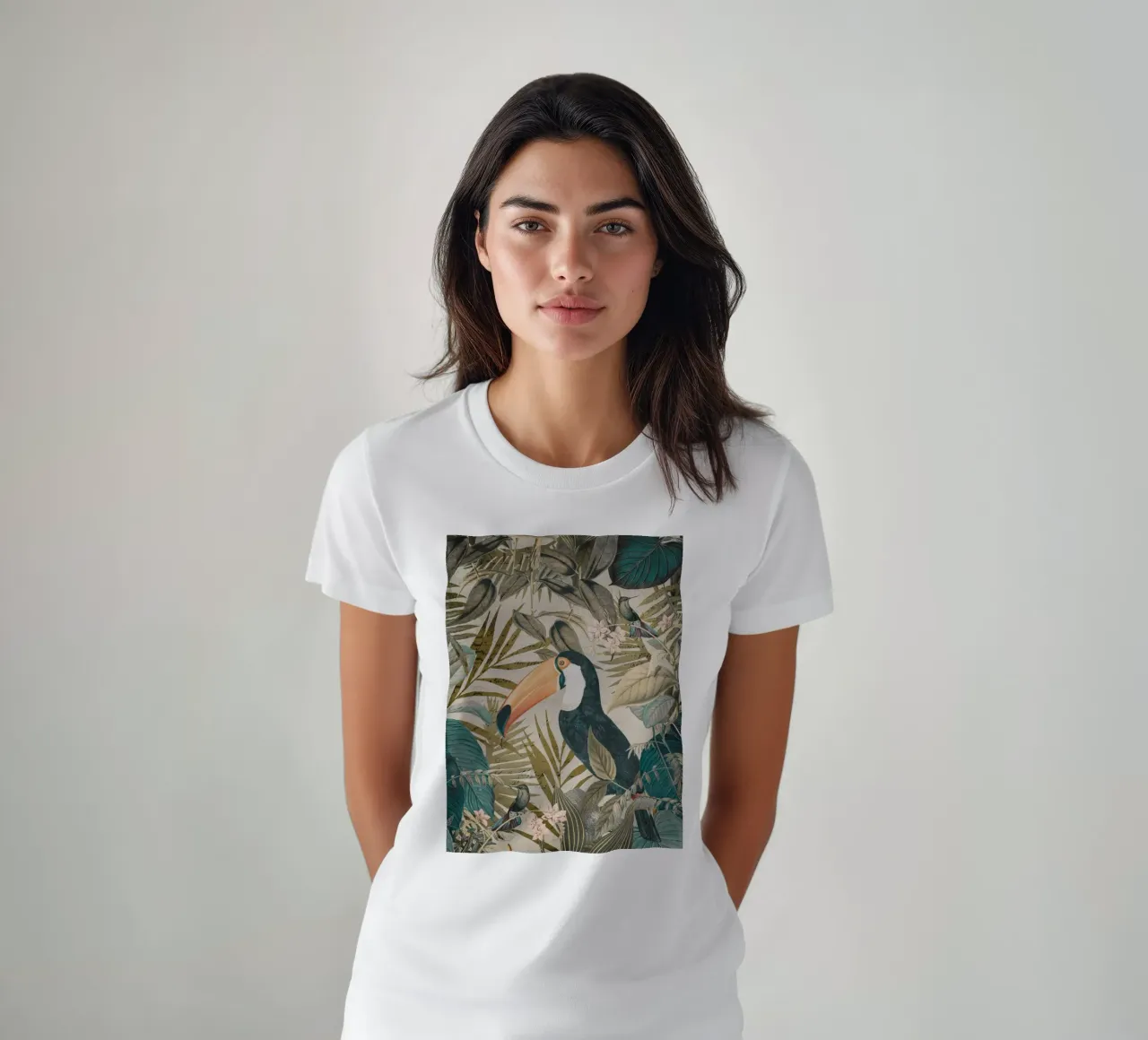 Tucano della giungla nostalgico t-shirt da Andrea Haase Vintage World