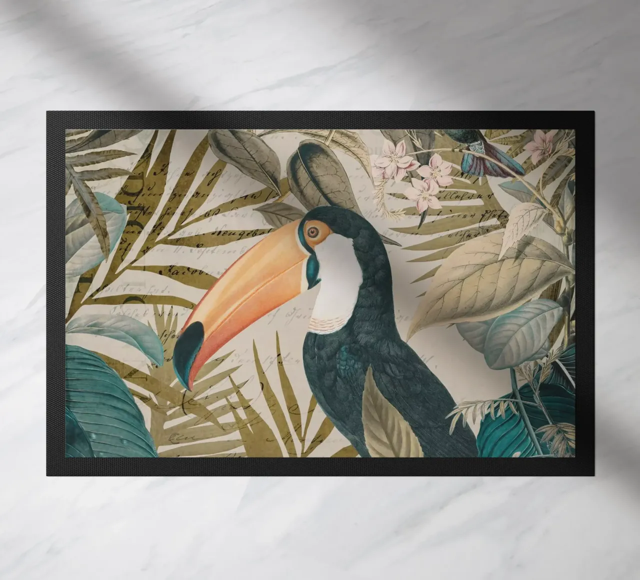 Tucano della giungla nostalgico zerbino da Andrea Haase Vintage World