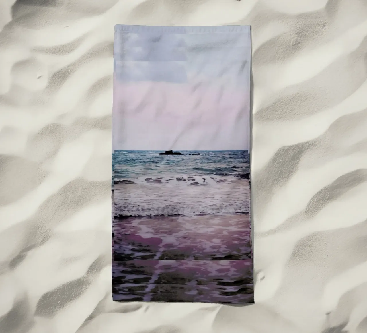 The Secret Sea III beach towel by Dani L.