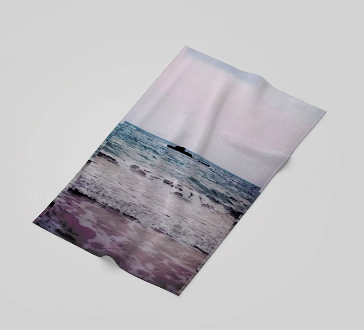 The Secret Sea III beach towel by Dani L.