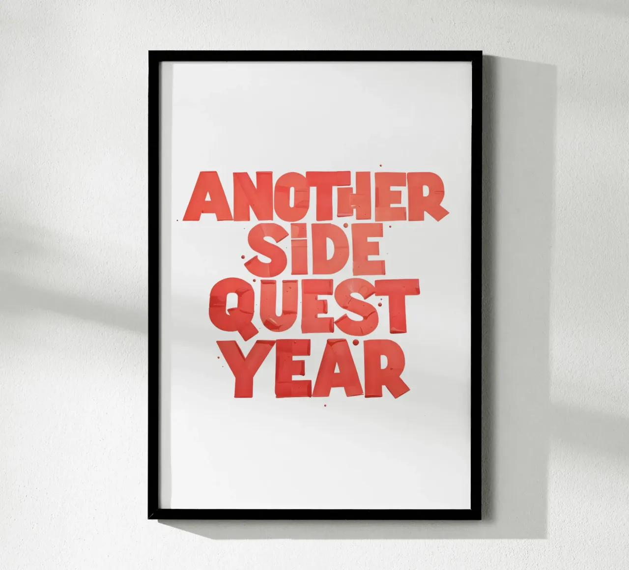 Another Side Quest Year poster da söndagdesign