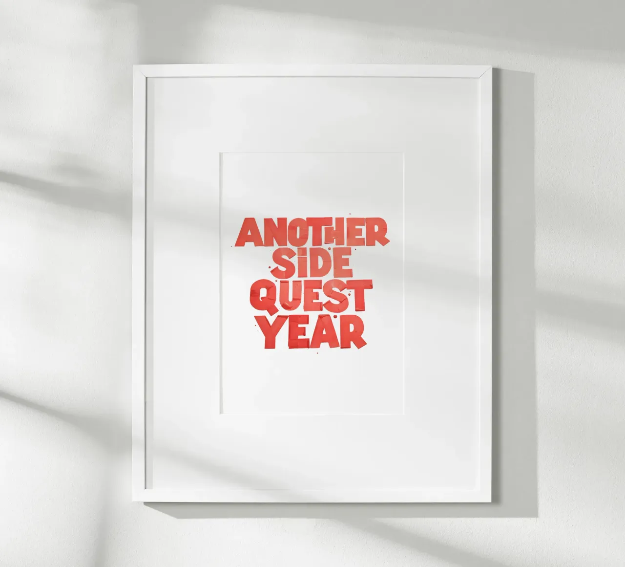 Another Side Quest Year poster da söndagdesign