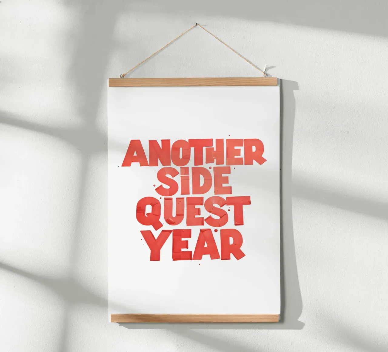 Another Side Quest Year poster da söndagdesign