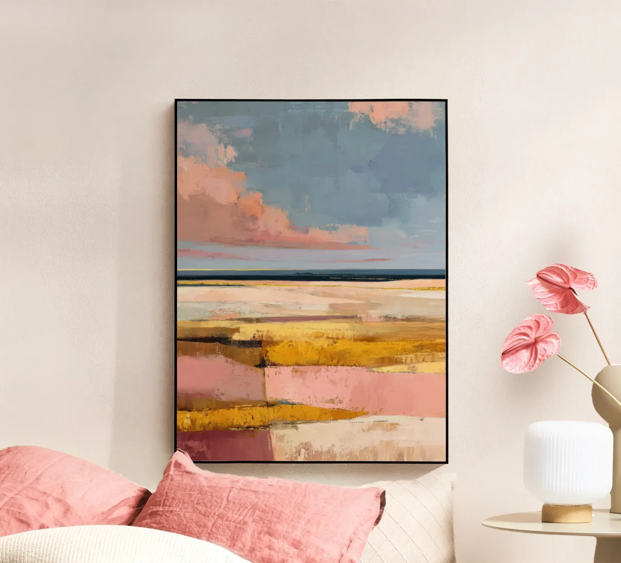 Soft Fields Under a Calm Sky plexiglass da Colormenta