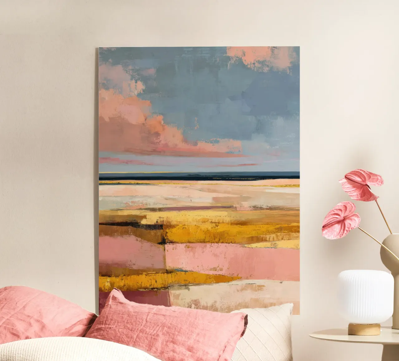 Soft Fields Under a Calm Sky plexiglass da Colormenta