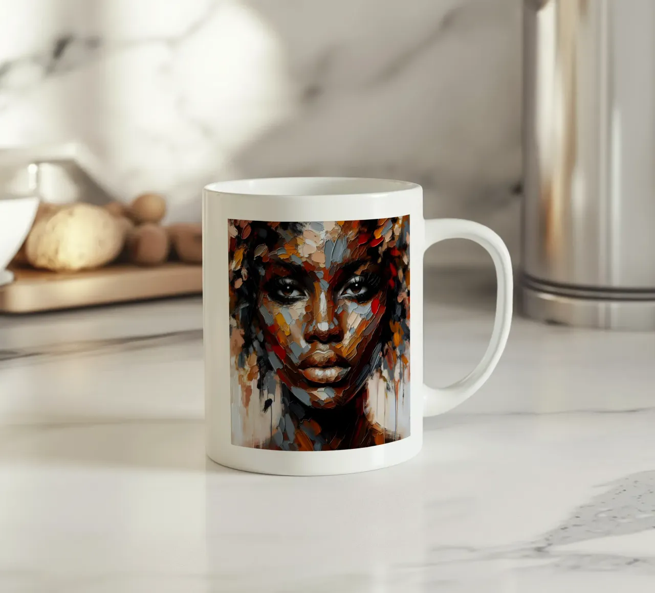 MENTE CREATIVA tazza in ceramica da ARTOMATIC