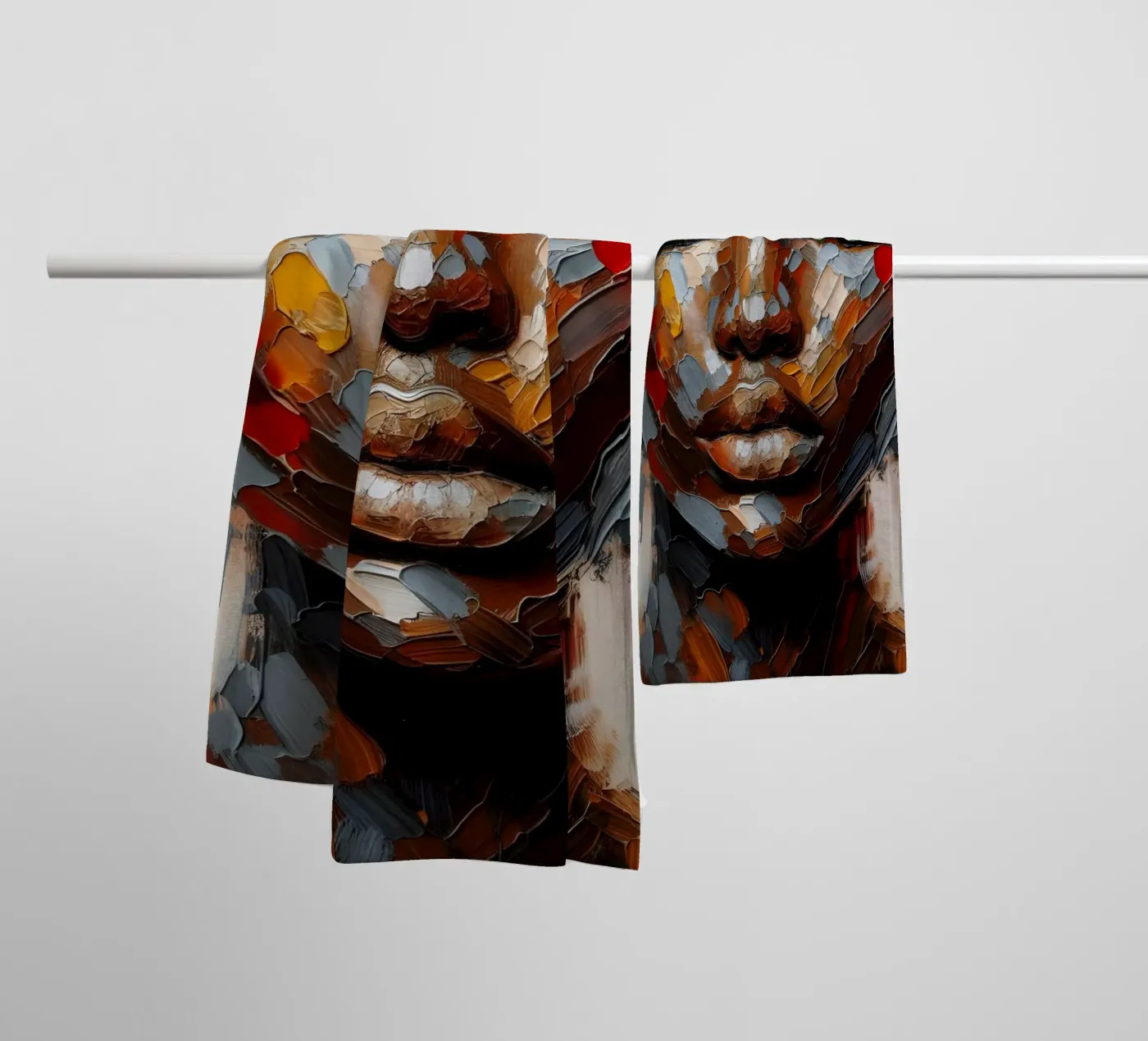 CREATIEVE GEEST badhanddoek van ARTOMATIC