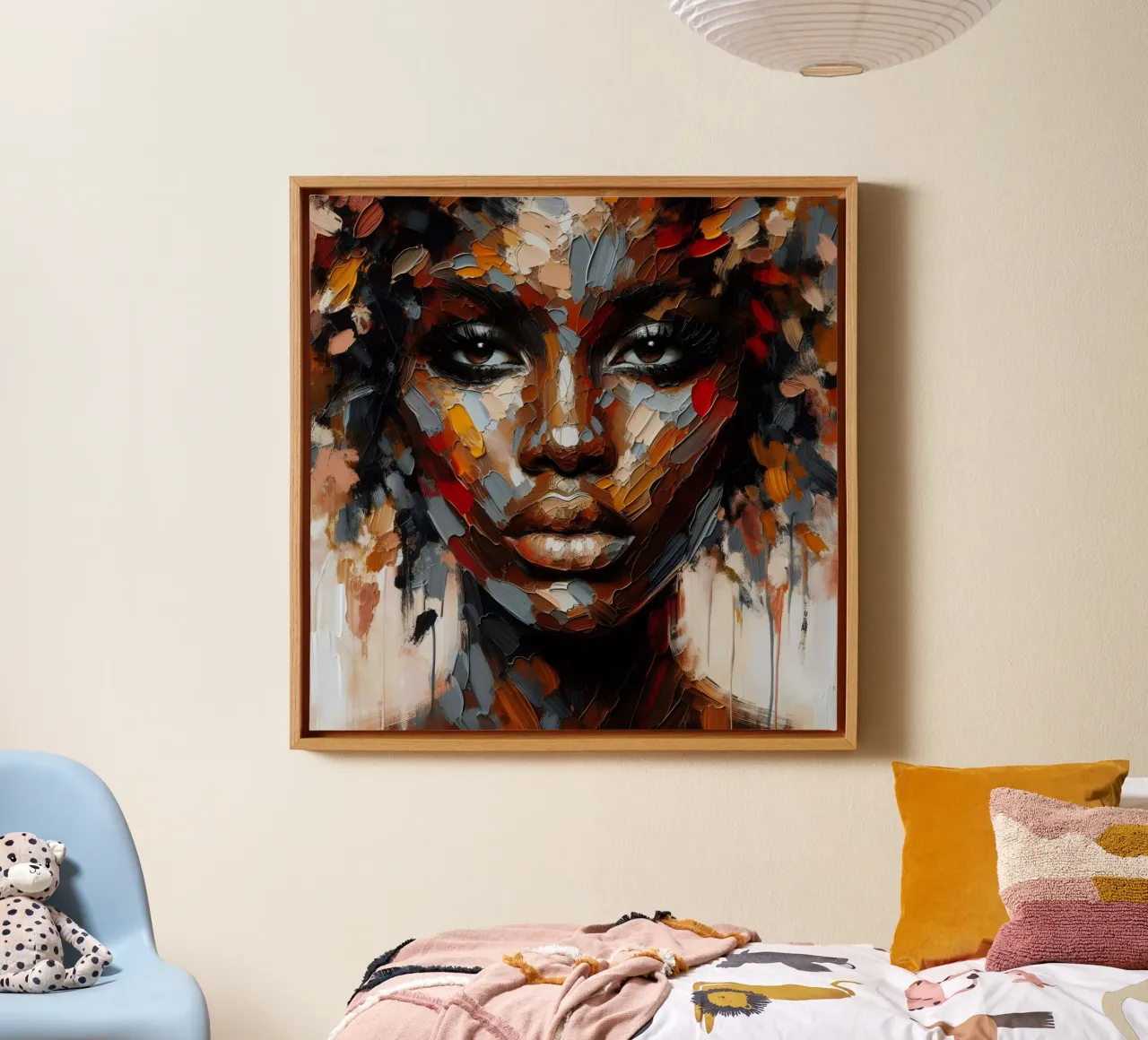 CREATIEVE GEEST canvas met Baklijst van ARTOMATIC