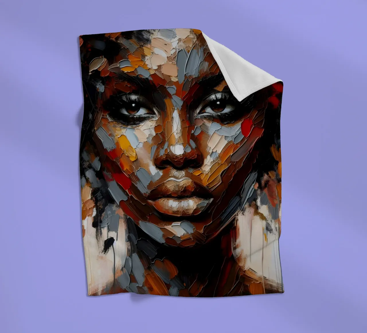 CREATIVE MIND fleecedeken van ARTOMATIC