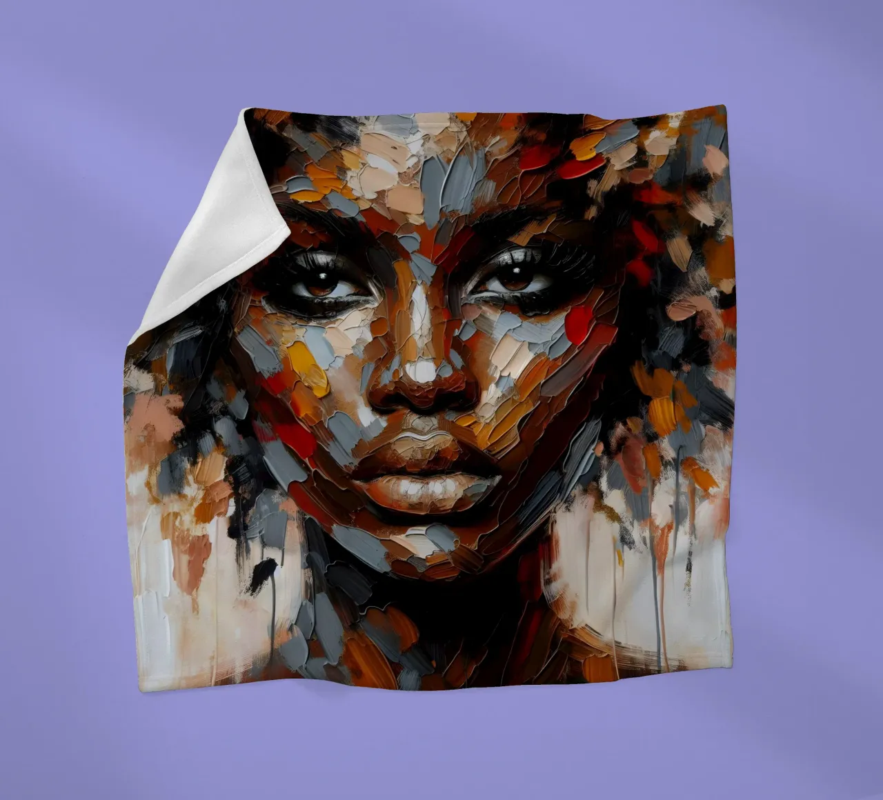 CREATIVE MIND fleecedeken van ARTOMATIC