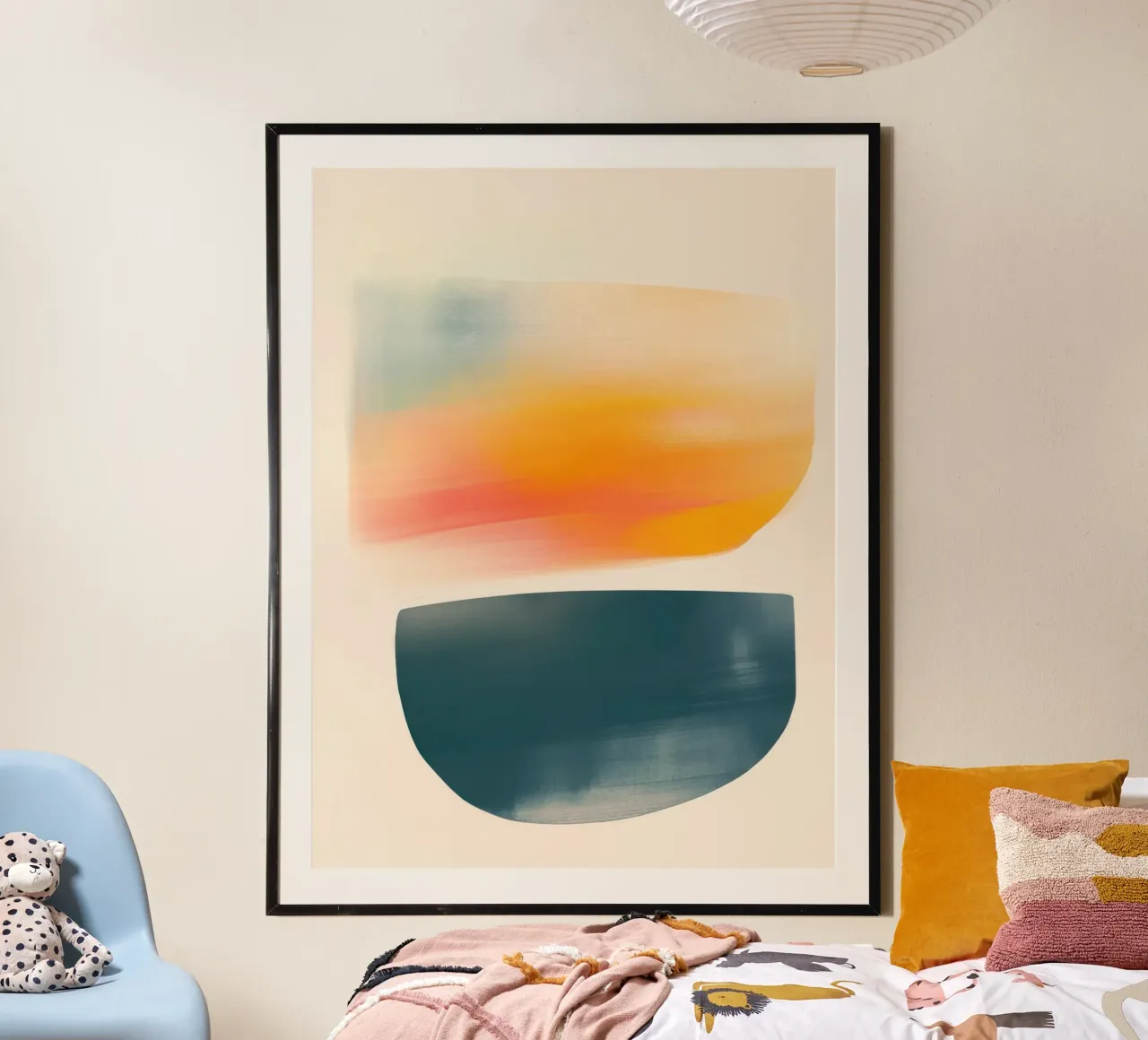 Warm Drift poster by Geometrica