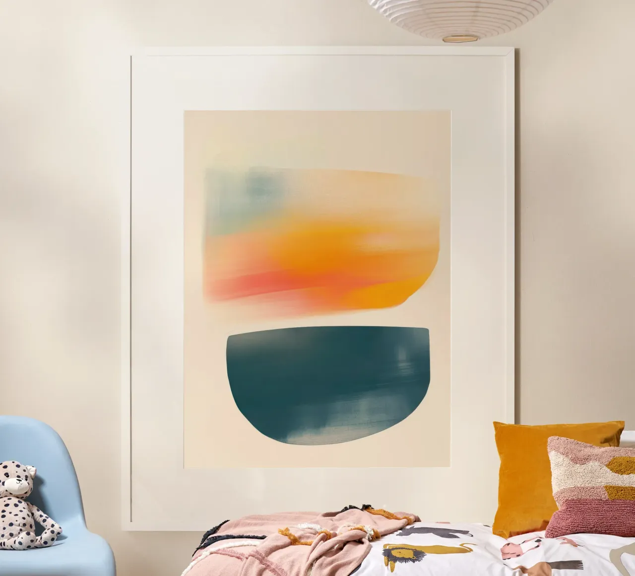 Warm Drift poster by Geometrica