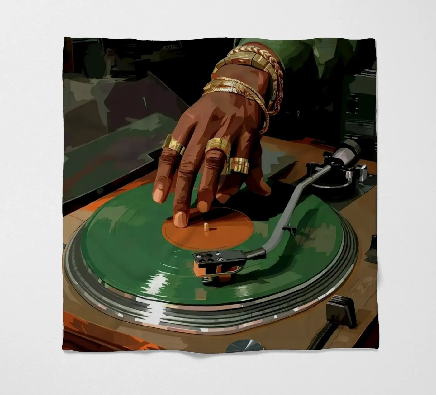 Turntable Fleecedecke von Paige Mills