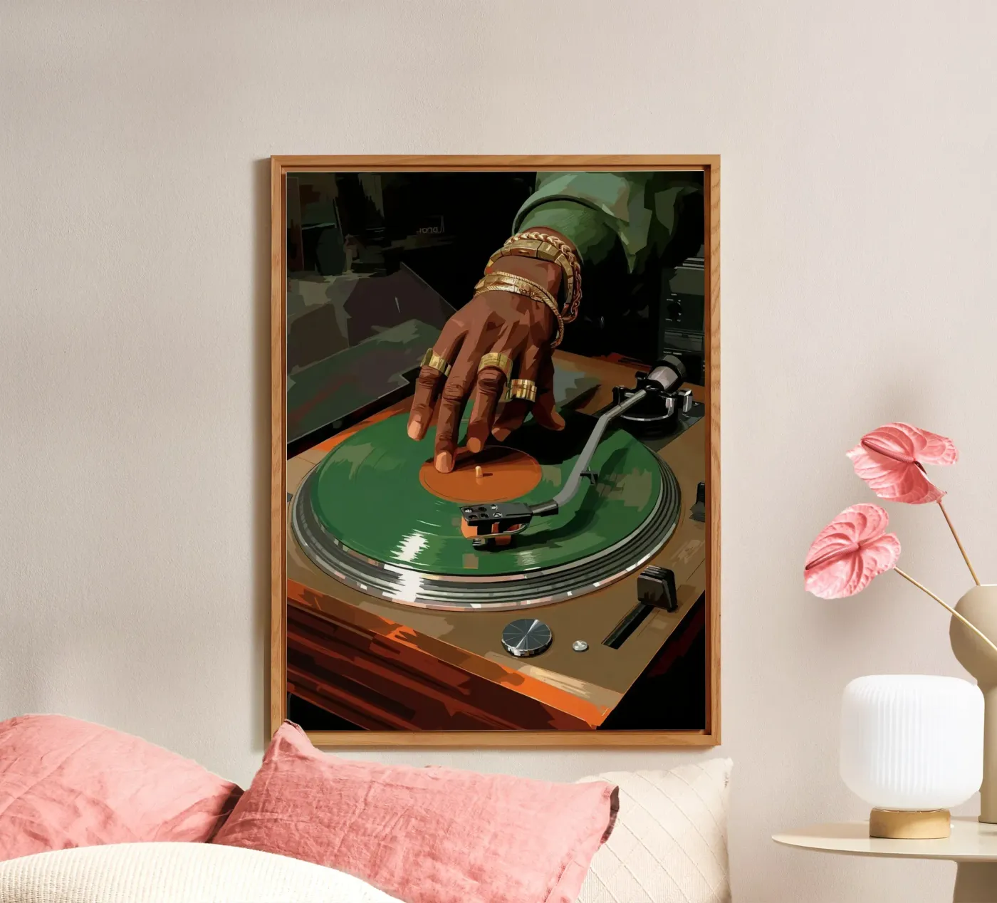 Turntable forex plate by Paige Mills