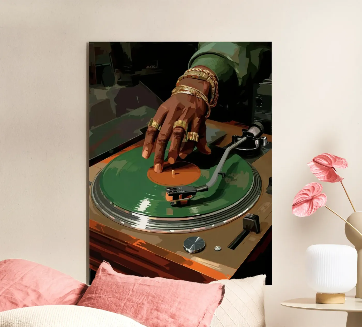 Turntable forex plate by Paige Mills