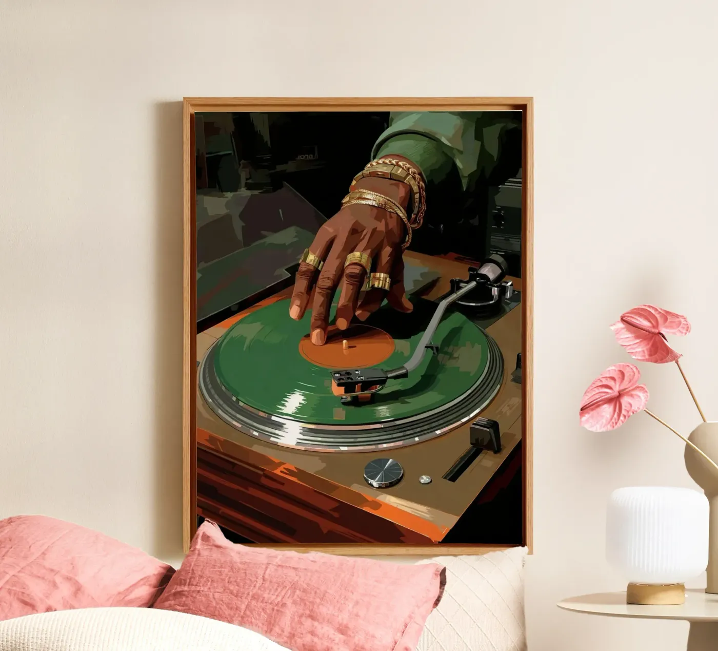 Turntable tela da Paige Mills