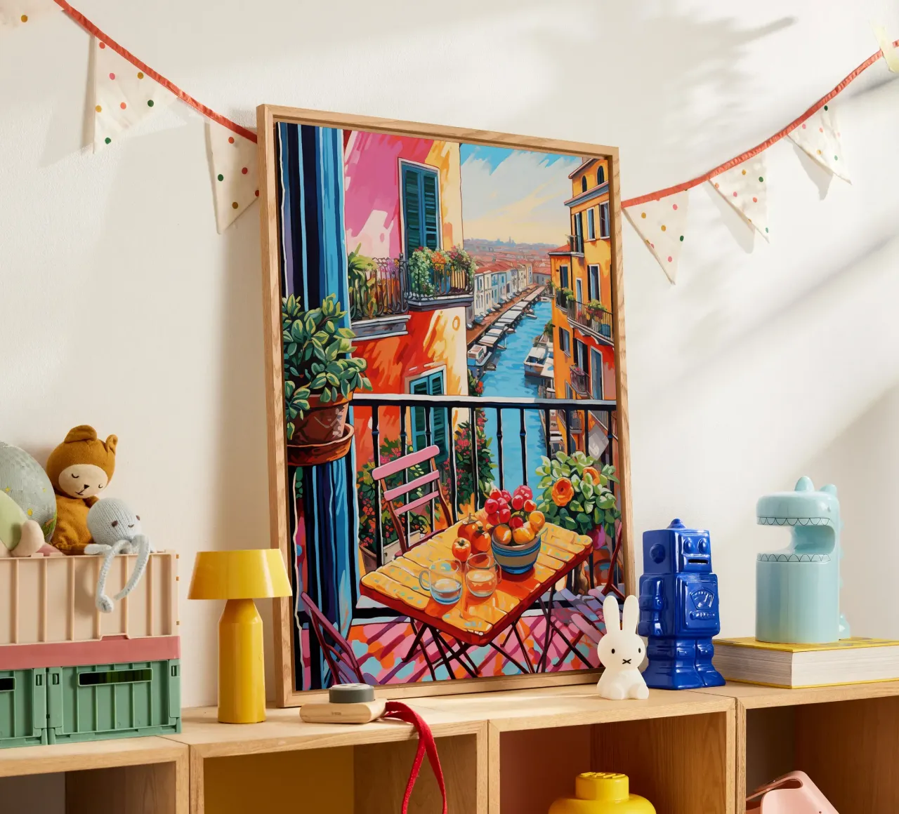 Balcony acryl van Artsy Bessy