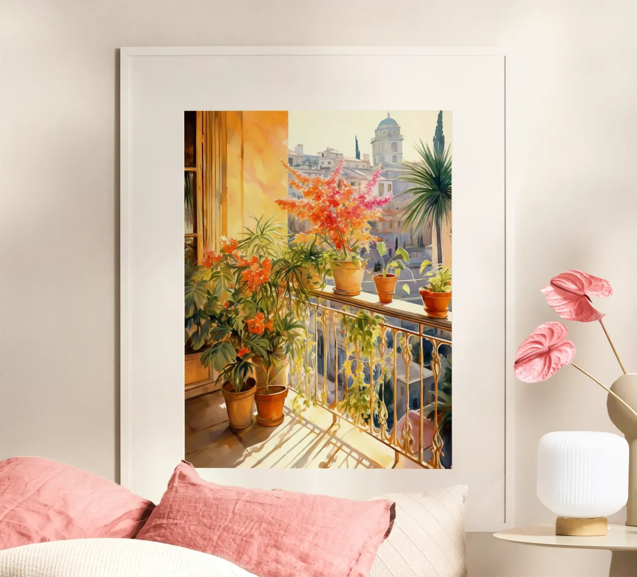 Balcony poster da Artsy Bessy