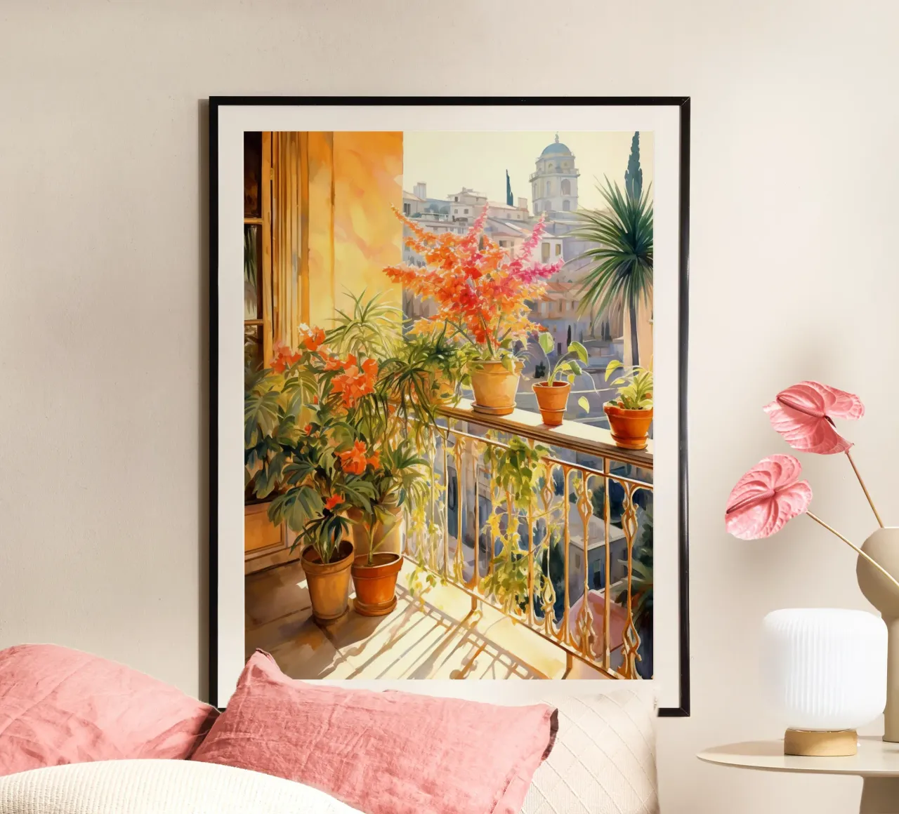 Balcony poster da Artsy Bessy