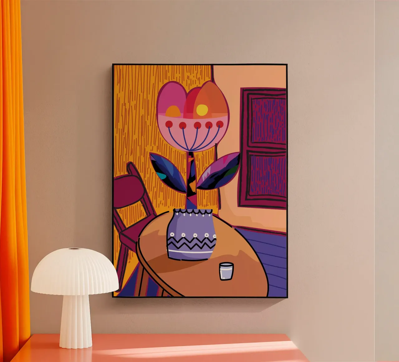 Table Flower plexiglass da Artsy Bessy