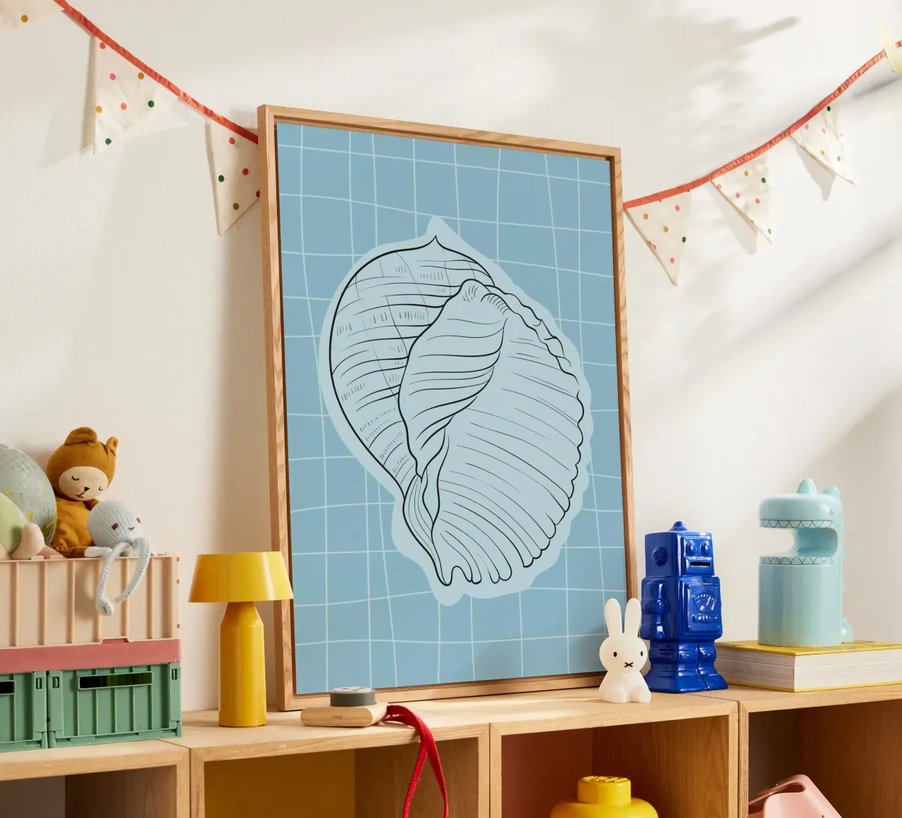 Seashell plexiglass da Artsy Bessy