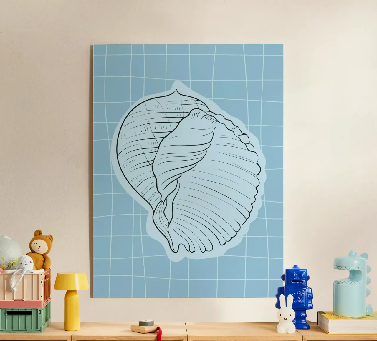 Seashell plexiglass da Artsy Bessy