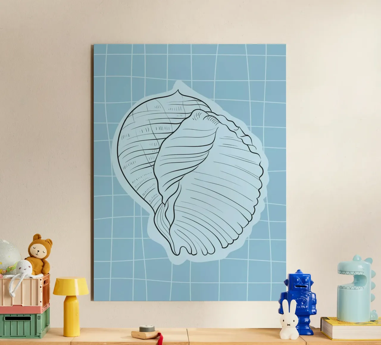 Seashell alluminio dibond da Artsy Bessy