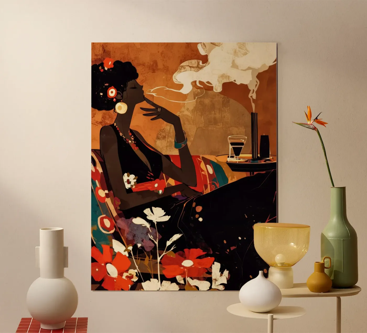 Lounge poster van Artsy Bessy