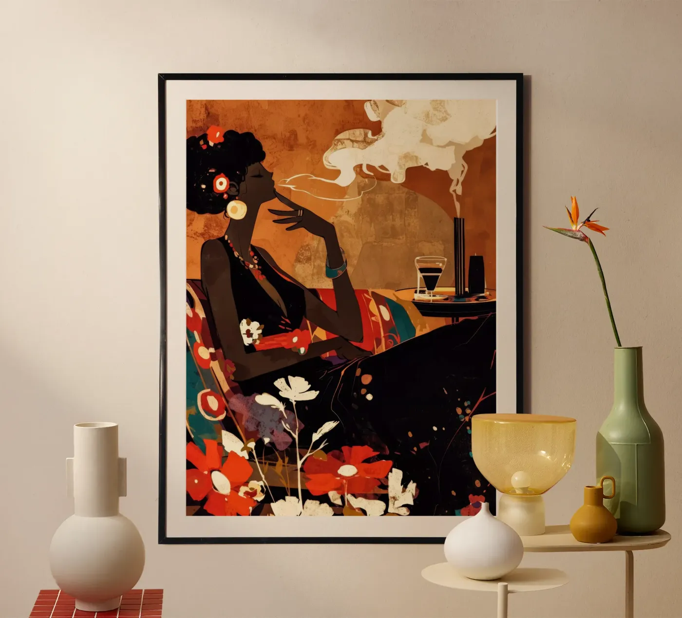 Lounge poster van Artsy Bessy