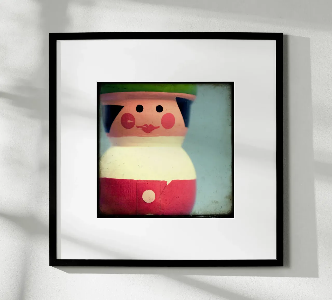 Strickliesel Poster mit Aluminium Rahmen von stine wiemann