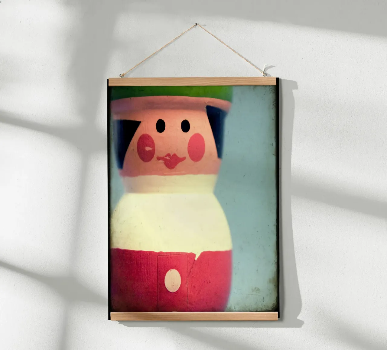 Strickliesel Poster mit Aluminium Rahmen von stine wiemann