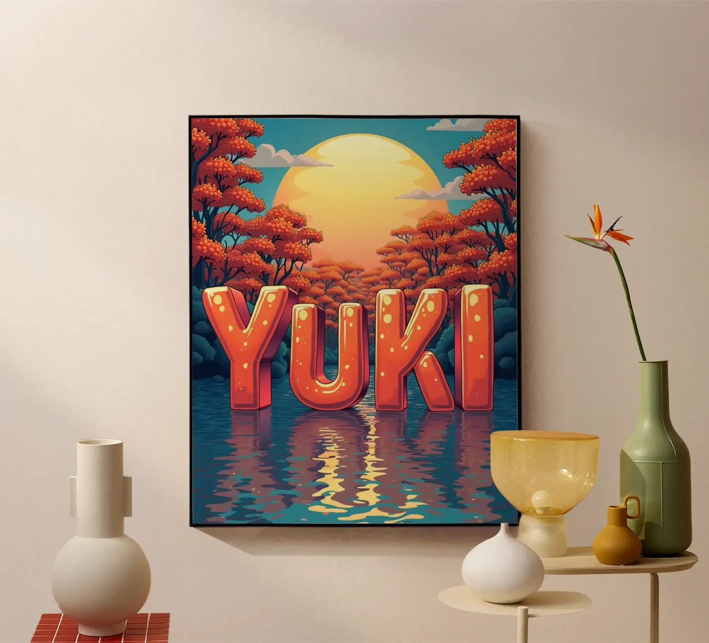 YUKI Acryl-Glas von CASTILO Namengalerie