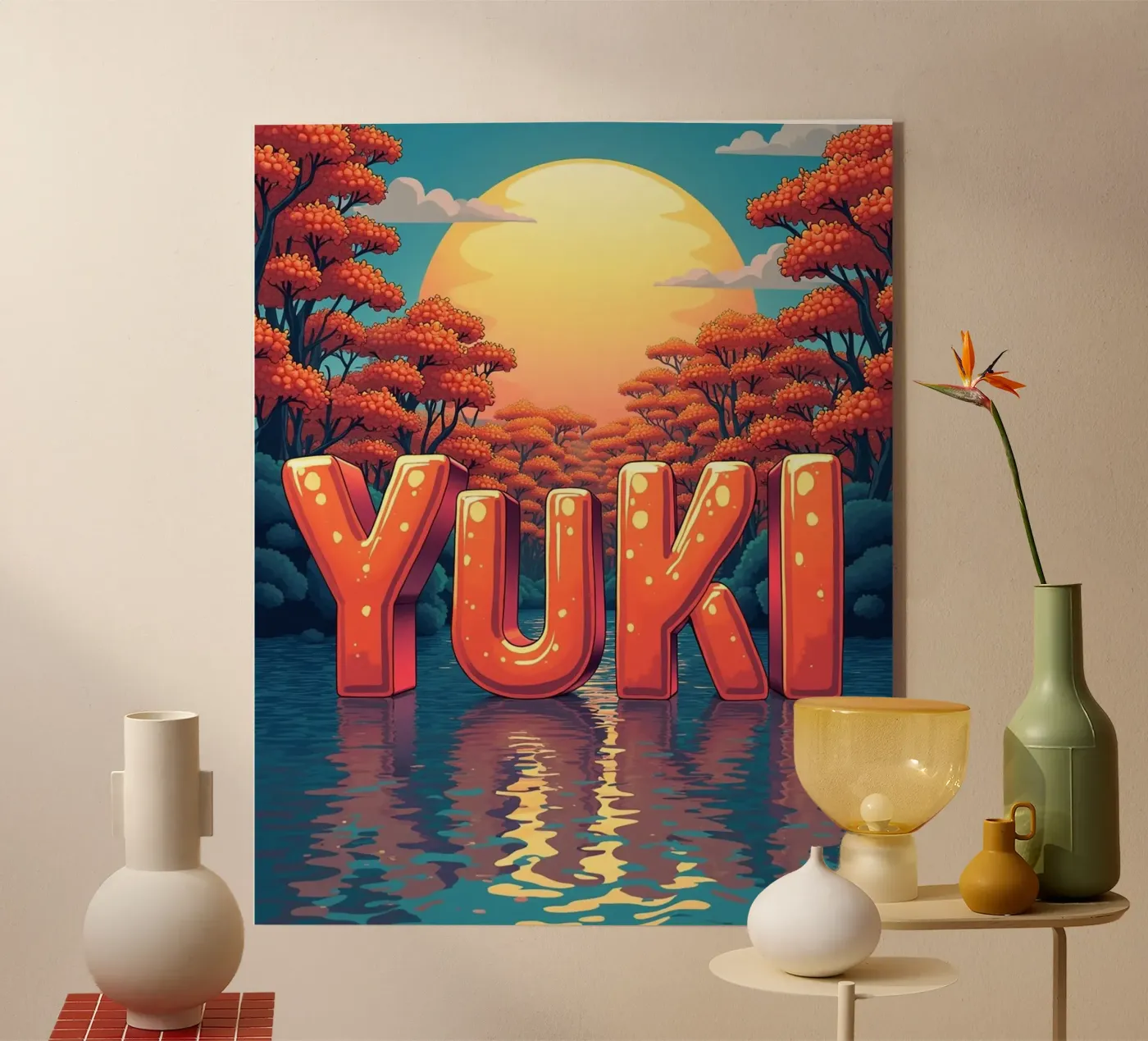 YUKI Acryl-Glas von CASTILO Namengalerie