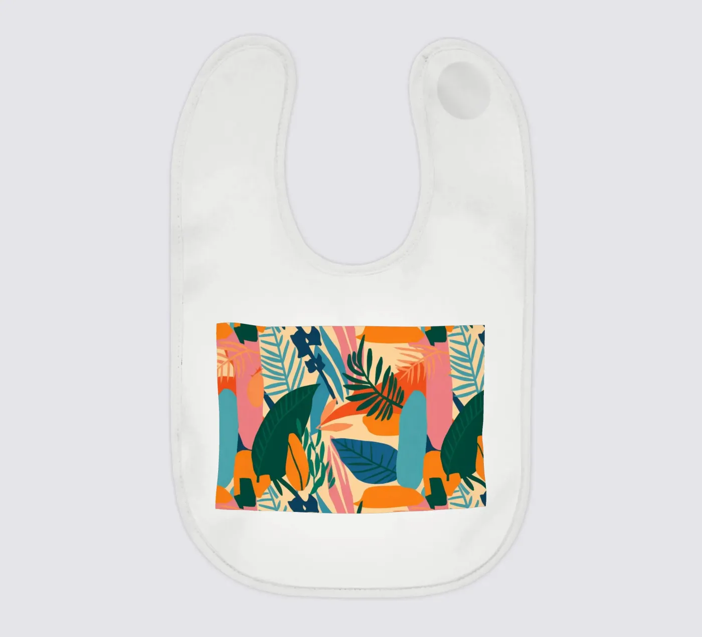 Botanischer Farbblock Babylätzchen von Solace Light